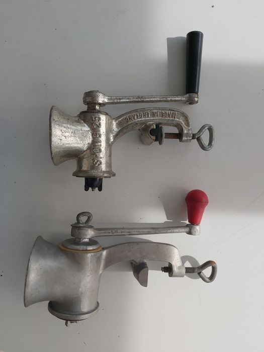 Picadora manuais antigas