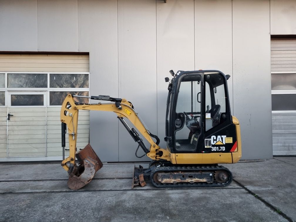 Minikoparka Caterpillar CAT 301.7D rok  2013 Rozsuwane gąsienice