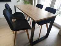 Stół i krzesła loft