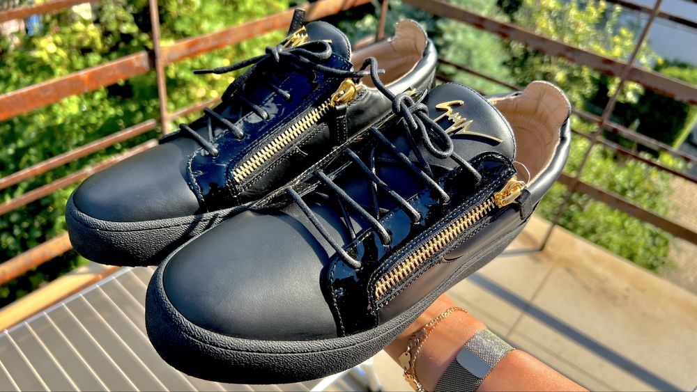 Шкіряні кросівки Giuseppe Zanotti Maylondon