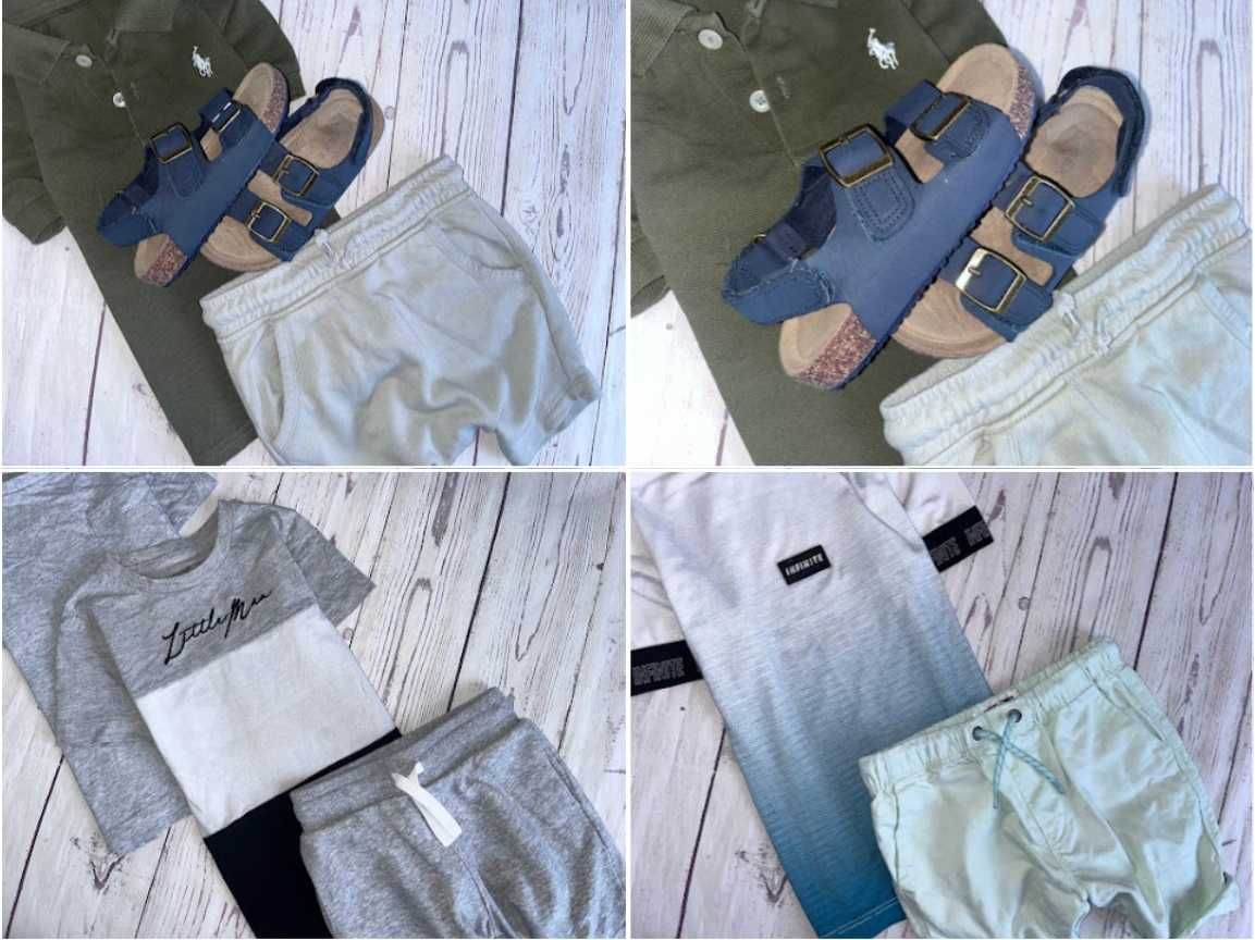 r.104-110 Mega paka 58szt zestaw ubranek dla Synka chłopca adidas zara