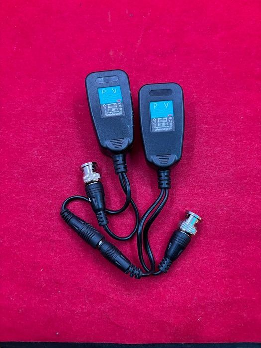 para pasywnych transceiverów cctv bnc video balun zasilający