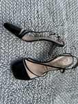 Босоніжки Gucci Women's Vitello Vernice Sandals Heels Black Leather