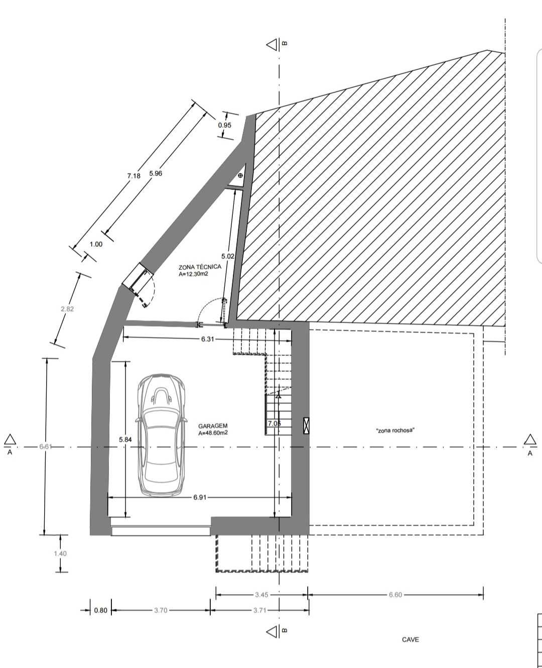 Casa / Terreno Viseu Faíl  às  portas da cidade com projecto aprv