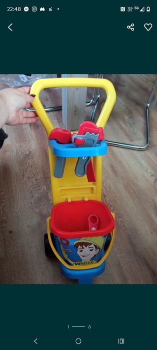 Wader zestaw mały mechanik majsterkowicz wózek