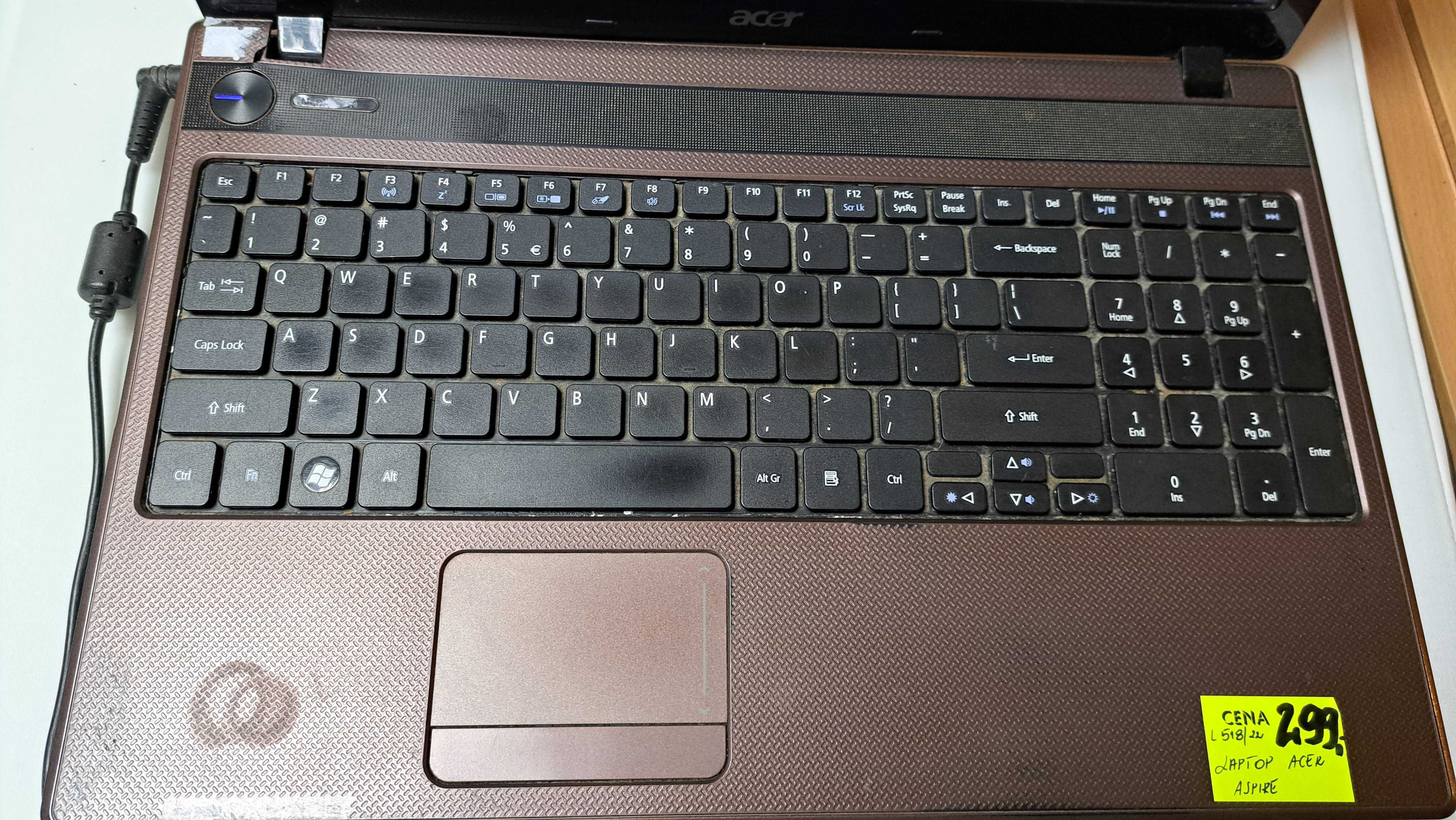 Laptop Acer Aspire 5336 series czytaj opis