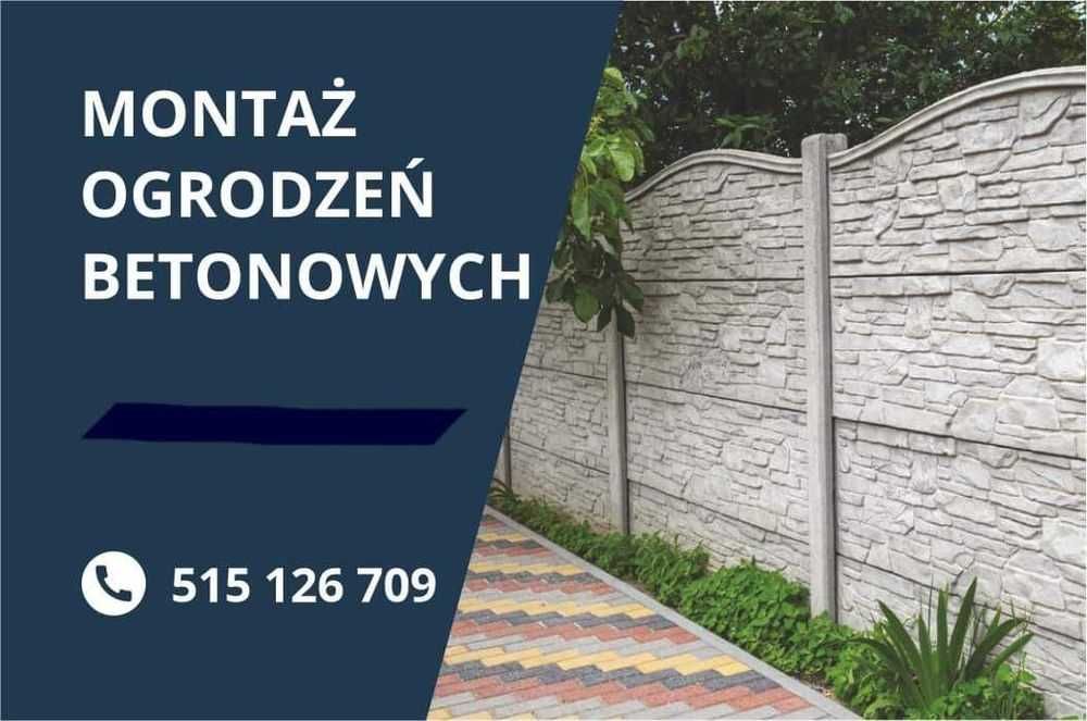 Montaż Ogrodzeń Betonowych