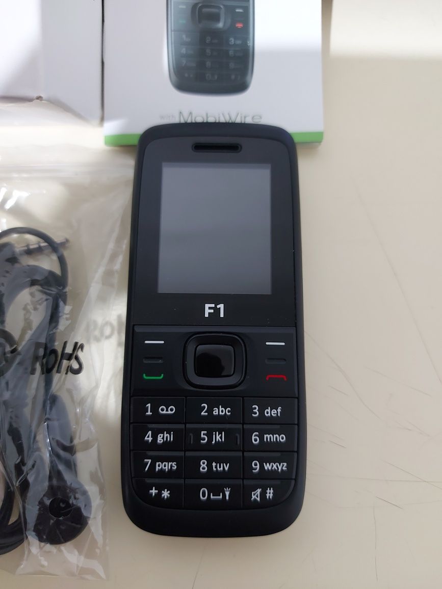 Telemóvel MOBIWIRE F1 Novo. Desbloqueado.