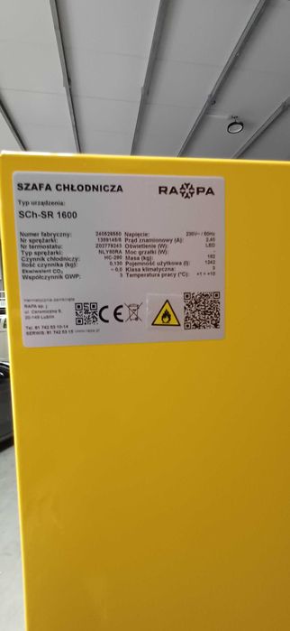 Szafa chlodnicz Rapa