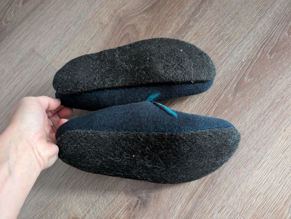 Kapcie zimowe dziecięce wełna Zalando Magicfelt r. 30/31