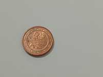 Moeda rara da Alemanha 1 centimo letra G 2002