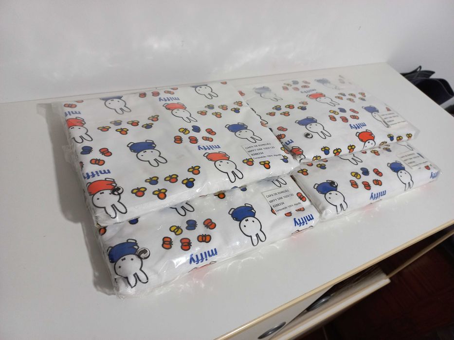Capas de Edredão Criança Novas x4 - Miffy 100x120cm