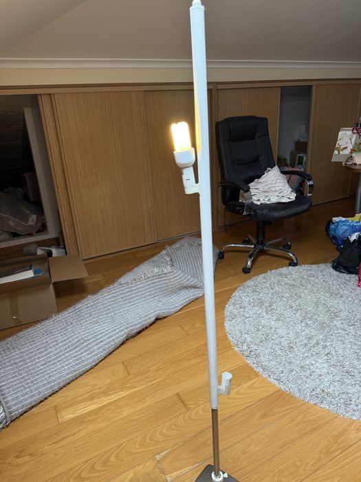 Suporte para candeeiro alto 1,4m altura