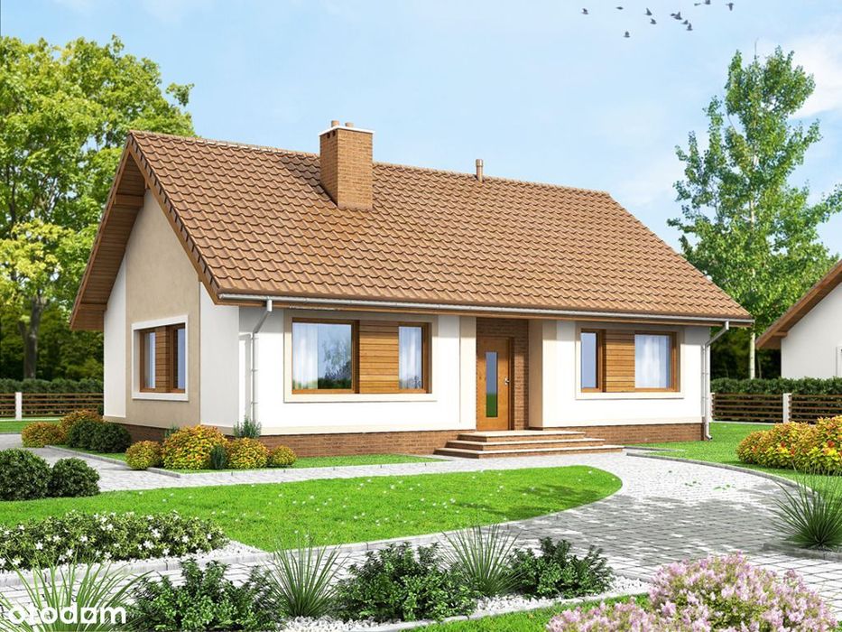 Nowy dom na działce 860 m2 , bez prowizji .