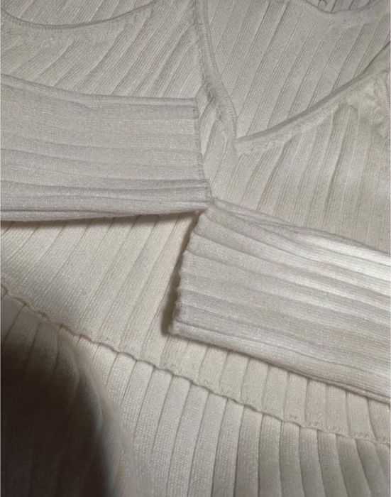 Zara реглан в рубчик с накладными топом Zara кофтинка на дівчинку