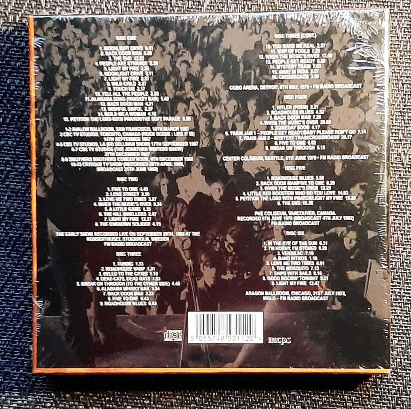 Unikalny Zestaw 6Albumów CD Kultowego Zespołu THE DOORS W.Limitowana