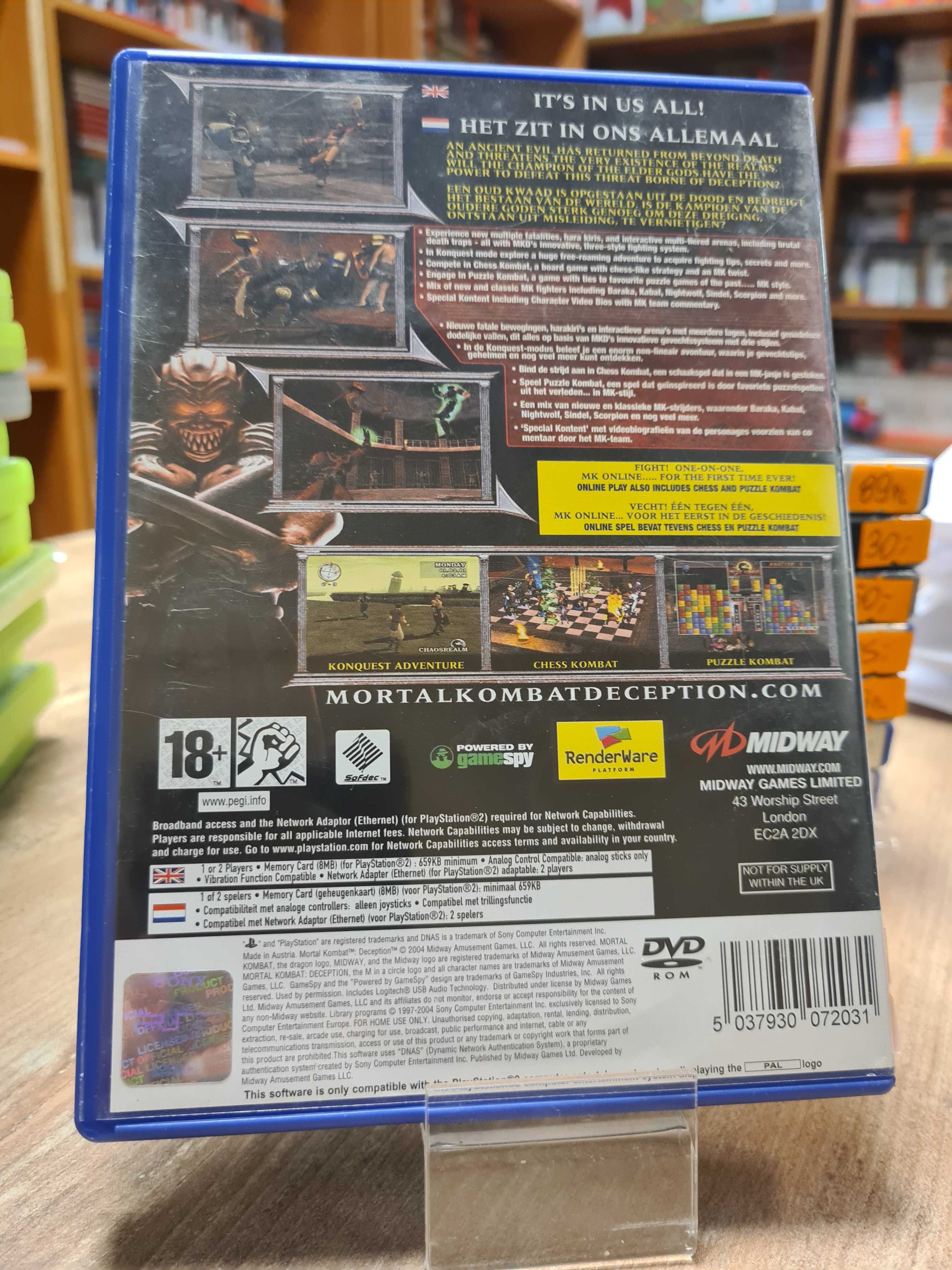 Mortal Kombat: Mystyfication PS2  Sklep Wysyłka Wymiana