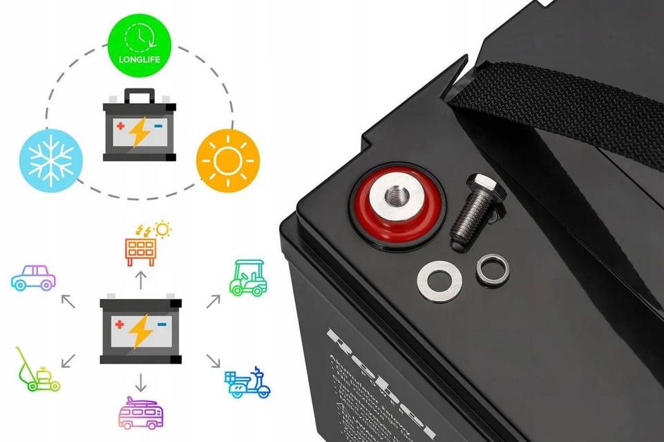 Гелевий акумулятор Rebel 100Ah 12V для ДБЖ