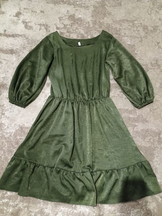 Платье женское зелёное