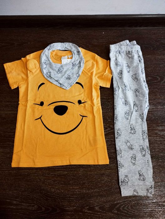 Дитячий комплект піжама костюм новий штанці та футболка Вінні пух h&m