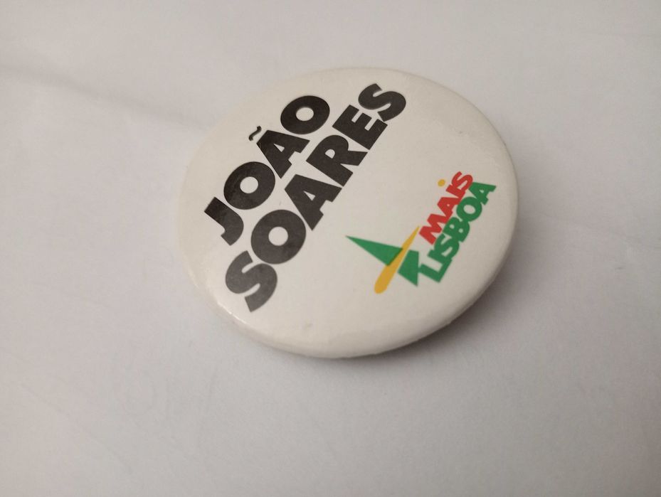 Pin Mais Lisboa João Soares PS
