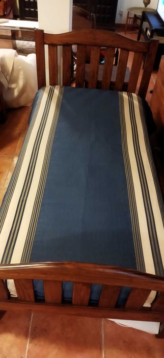 Conjunto completo de quarto para cama individual de corpo e meio