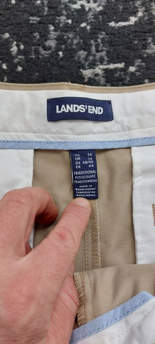 Lands End super chino jeans spodnie 34/30