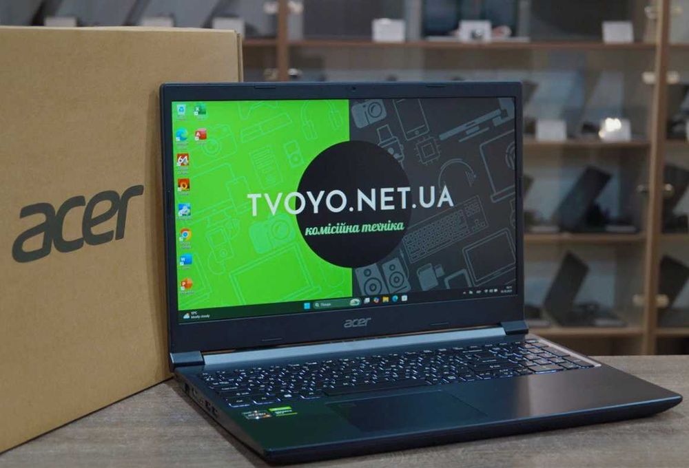 ГАРАНТІЯ Acer (IPS/Ryzen 5 3550H/RAM 8гб/SSD 512гб/GTX 1650TI)TVOYO