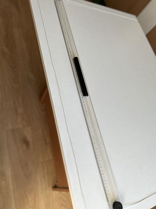 Deska kreślarska używana oddam B1 ZA DARMO biały złoty dąb okazja!