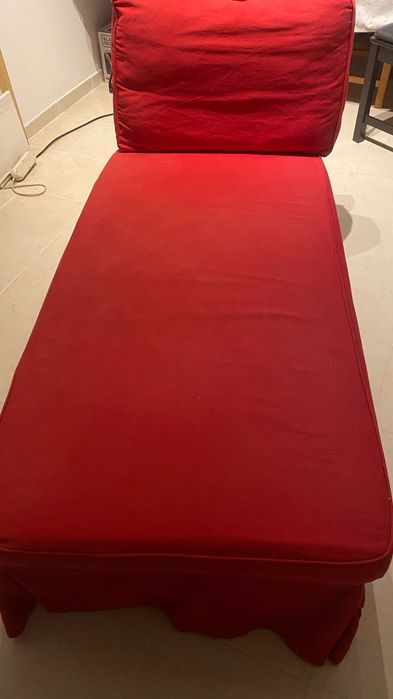 Chaise Longue vermelha