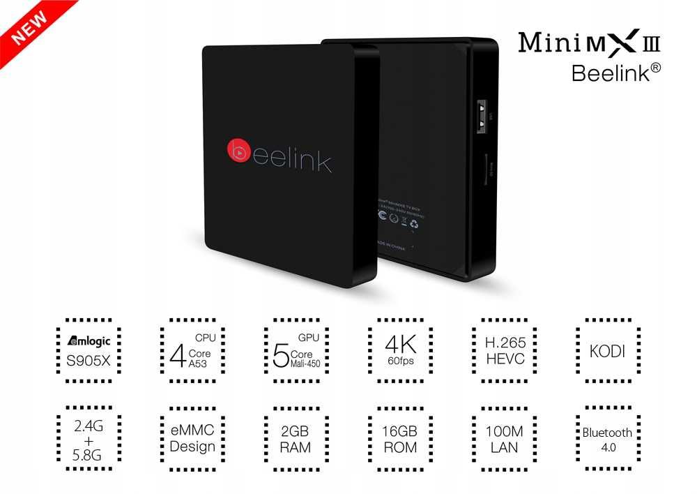 SmartTv Beelink MINI MXIII II TV Box Amlogic S905X