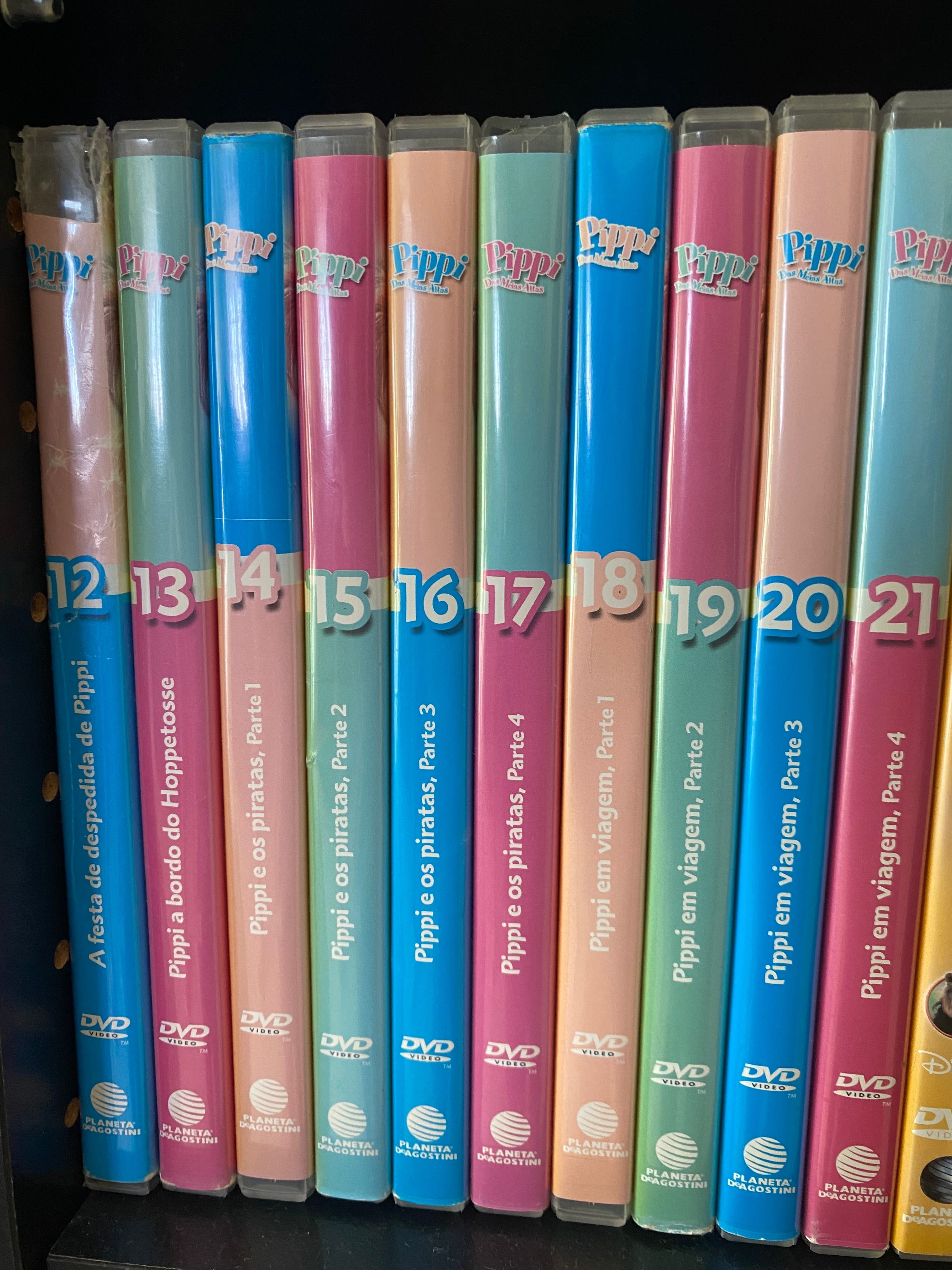 Coleção de DVD”s Pipi das Meias Altas