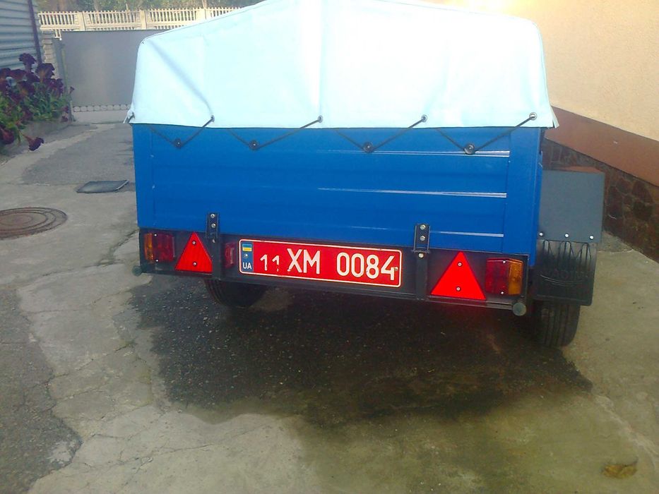 Причіп до легкового авто  АМС-500 новий вис борту 38см