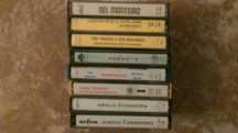 8 cassetes musica portuguesa novas ,,dino meira ,,amalia ect