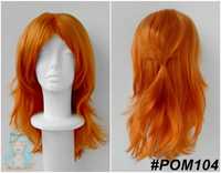 Ren Uta no Prince sama ruda pomarańczowa peruka cieniowa cosplay wig