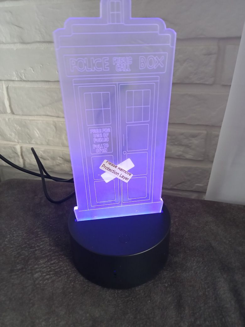 Lampka 3D Creative Vision Light (Police Box)