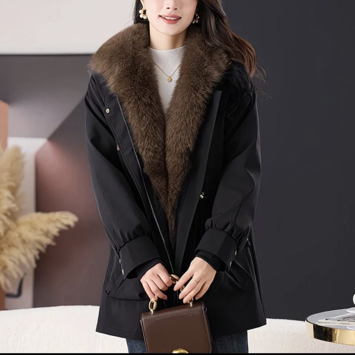 Парка з натуральним хутром