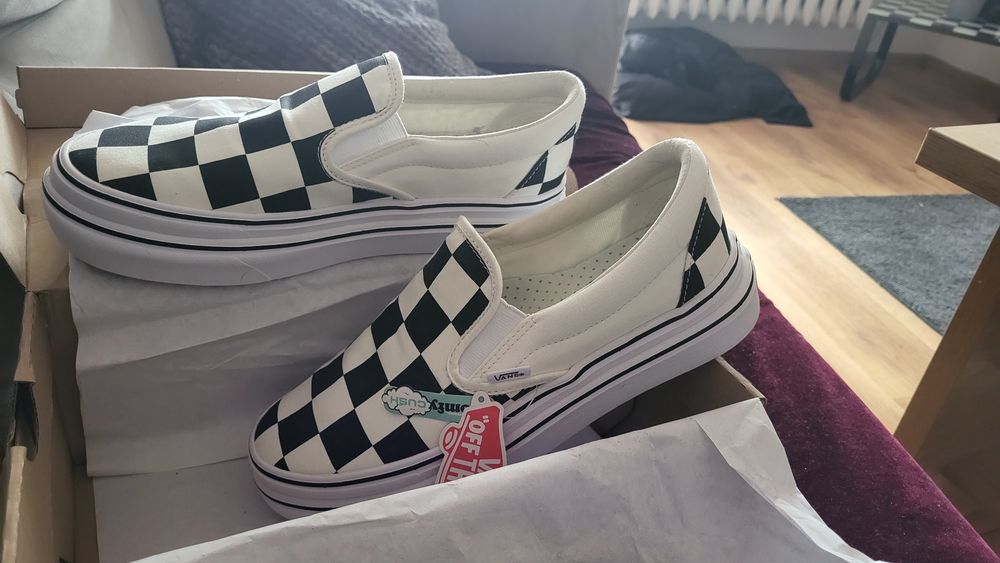 VANS Slip On Super Comfy Cush roz. 43, Nietypowe, Nowe,