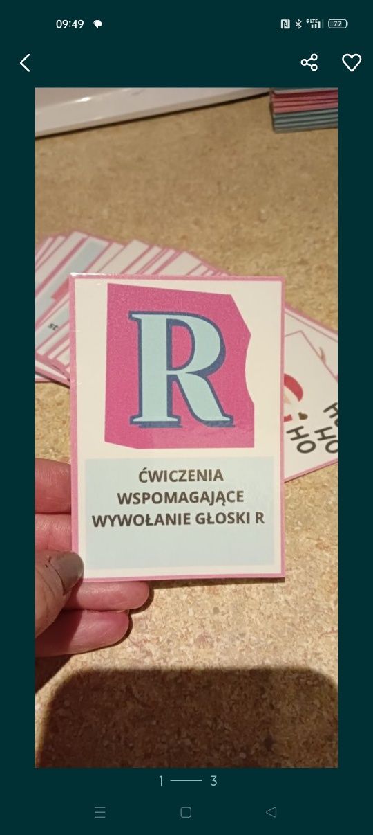 Nowe karty logopedyczne wywołanie głoski r gimnastyka języka buzi