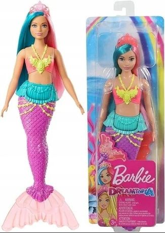 Nową lalka Barbie Dreamtopia Syrenka GJK11 Mattel