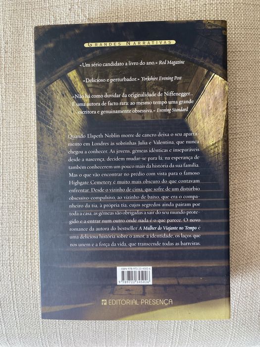 Uma inquietante simetria, de Audrey Nieffenegger