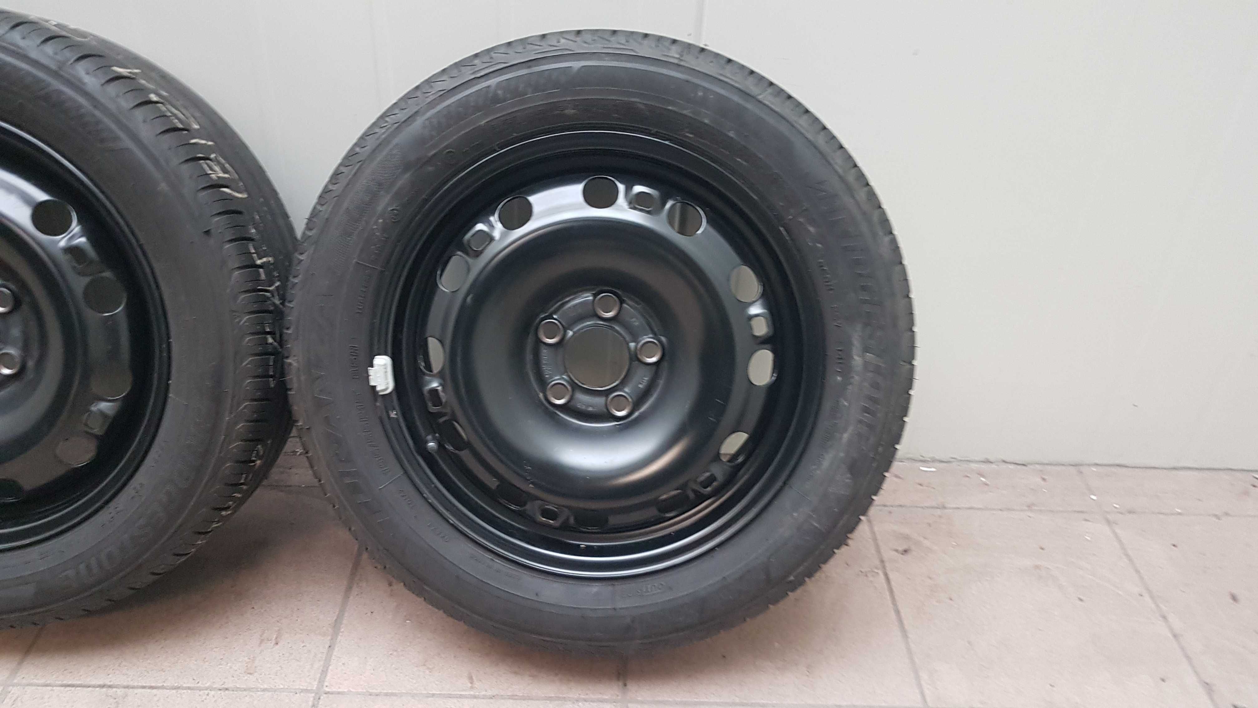 VW Seat Skoda koła stalowe 15" Bridgestone Turanza 195/55/15