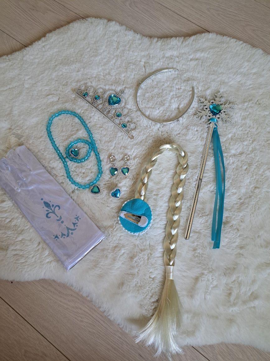 Zestaw biżuterii dla dziewczynki niebieski