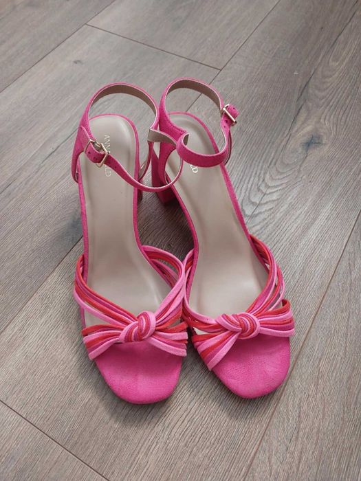 Sandały damskie 43 różowe