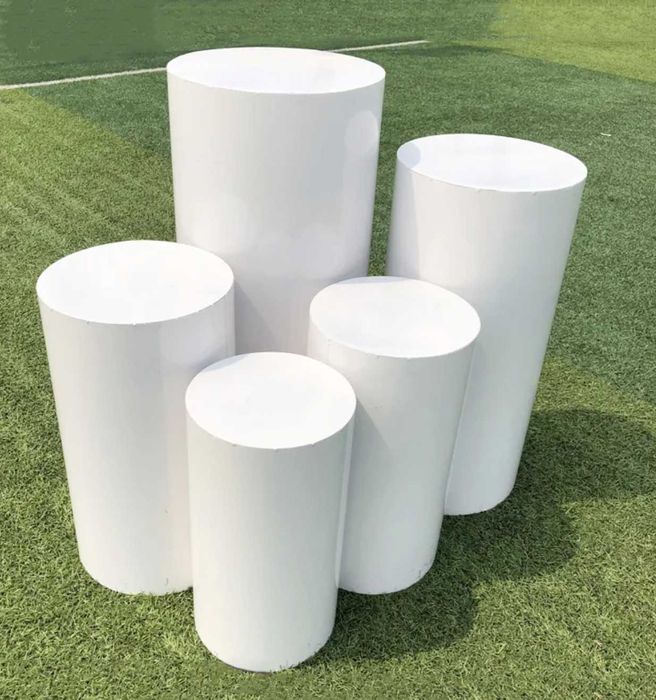 5 cilindros de decoração (Aluguer)