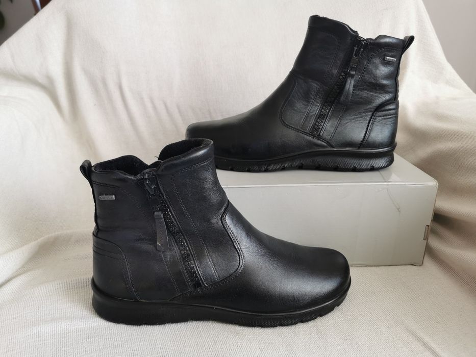 Ecco Babett Boot Gore Tex botki skórzane 39