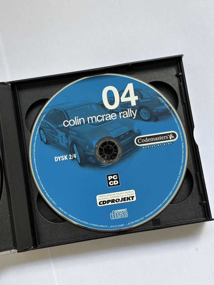 Colin McRae Rally 04 – wyścigi rajdowe, PC CD, PL wersja, 2004, klasyk