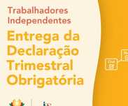 Declaração trimestral Segurança Social recibos verdes TVDE