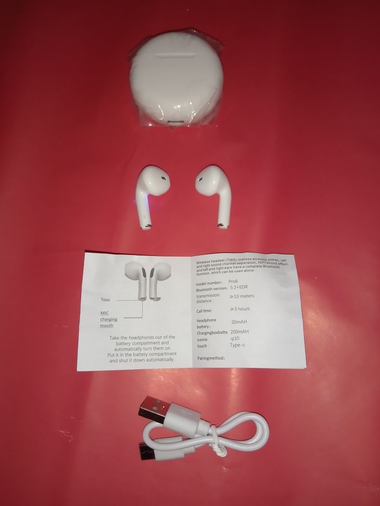 NOWE Bezprzewodowe słuchawki Bluetooth