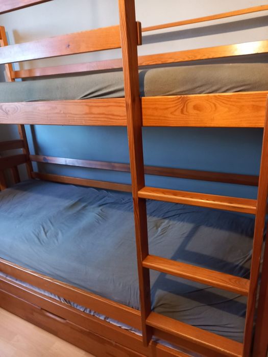 Łozko piętrowe wymiar 190 na 80 cm